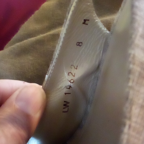 Stuart Weitzman size 8 tweed & tortoise shell open toe 3" heels good condition - Picture 4 of 8